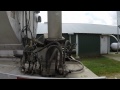 Unloading feed at a farm