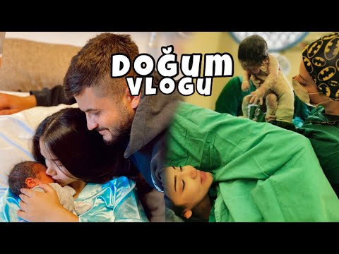 HOŞGELDİN KAYRA 🤍 🧿 CANLI DOĞUM ANI  | SPİNAL SEZERYAN DOĞUM VLOGU