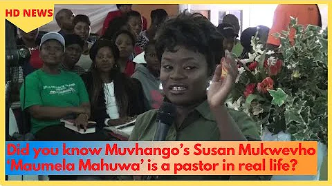 Did you know Muvhango’s Susan Mukwevho ‘Maumela Mahuwa’ is a pastor in real life?