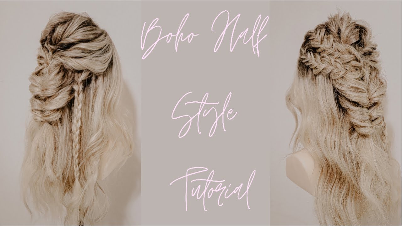 Boho Half Style| Step by Step| Hair Tutorial🌿 #bohohairstyles #bohostyle #hairtutorial #boho ...