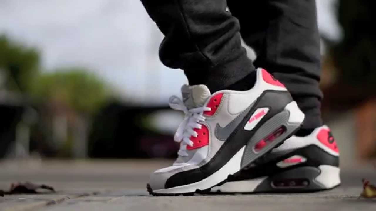 Nike Air Max 90 On Feet HD 1080p - YouTube