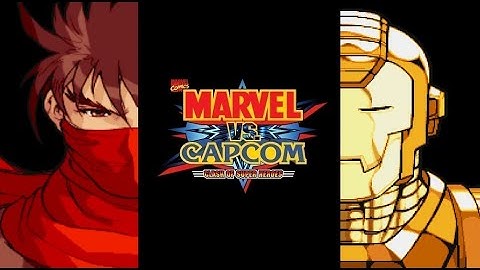 Marvel vs Capcom | Duo Team Attack | Strider Hiryu & Gold War Machine