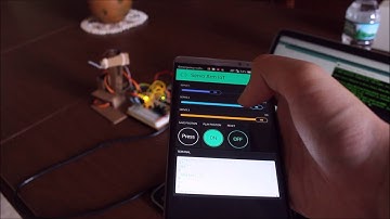 IoT Robotic Arm controlled by Blynk with USB connection (Demo)