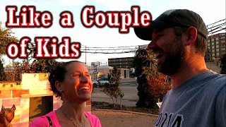 RV Living (Abilene Texas) like a couple of kids
