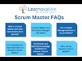 Scrum Master FAQs