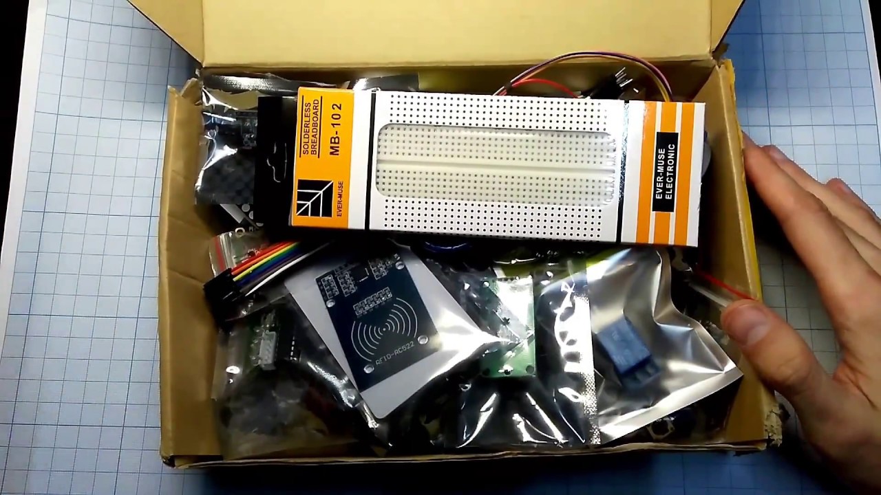 Полный Arduino RFID KIT с Aliexpress Обзор набора - YouTube