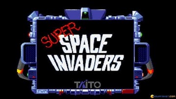 Super Space Invaders gameplay (PC Game, 1991)