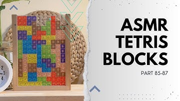 PLAYING COLORFULL TETRIS BLOCKS PUZZLE PART 85-87 (asmr)