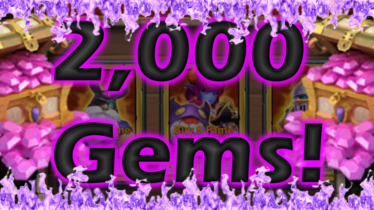 Castle Clash 2,000 Gem Rolling