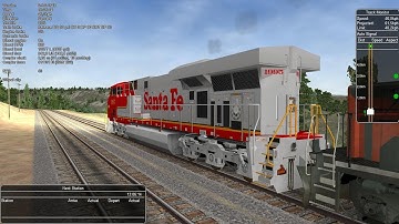 MSTS OPEN RAILS - ATSF DONNER PASS GAMEPLAY