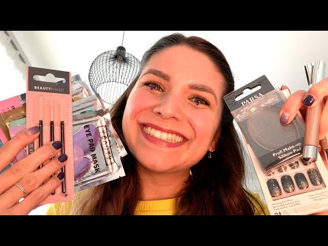 ASMR Beauty Haul (Unboxing and Try On, Personal Attention, German/Deutsch)