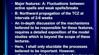 Mod-09 Lec-22 Intraseasonal variation and intraseasonal oscillations