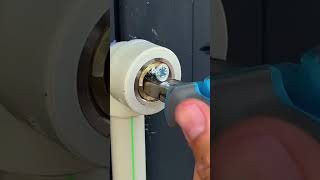 screw bolt clamp on broken iron pipe thread#youtubeshorts #trending