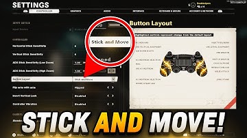 *BEST* STICK AND MOVE SETTINGS FOR BLACK OPS COLD WAR! NO SCUF NEEDED! (PS4/XBOX)