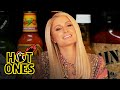 Paris Hilton Says "That's Hot" While Eating Spicy Wings | Hot Ones