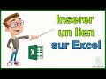 Comment inserer un lien sur excel