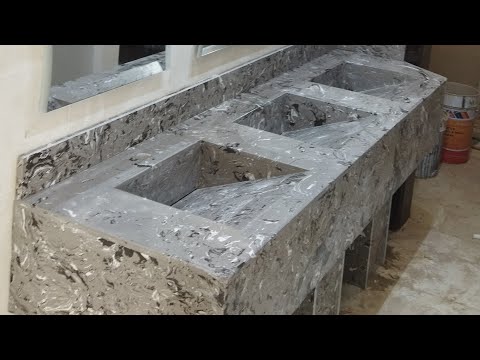 مغاسل رخام صناعي شلال رجال