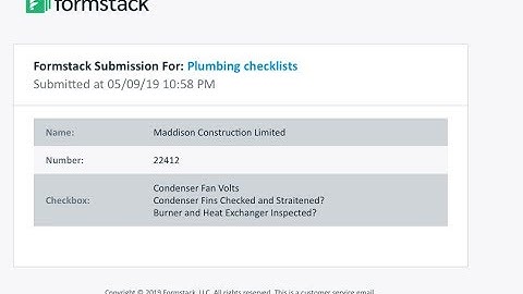 Kickserv and Formstack embedded checklist solution