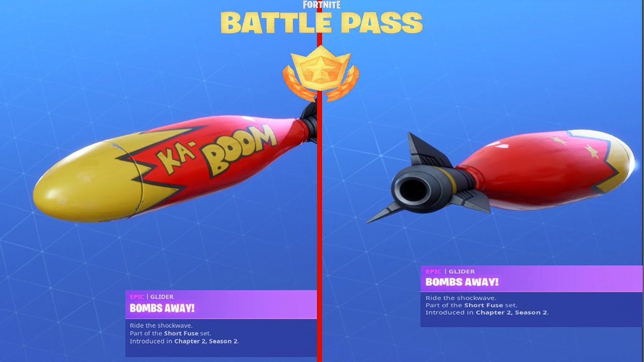 Unlocking the Bombs Away! Glider in Fortnite Chapter 2 Season 2 YouTube
