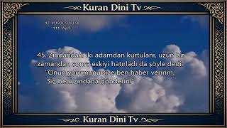 Yûsuf Suresi | Yaşar Nuri Öztürk