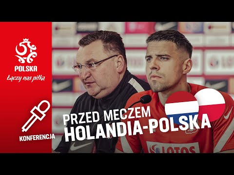 CZESŁAW MICHNIEWICZ I JAN BEDNAREK PRZED MECZEM Z HOLANDIĄ. Zapis konferencji prasowej