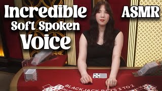 Unintentional ASMR | Blackjack Dealer with INCREDIBLY Relaxing Voice (Soft Spoken) screenshot 4