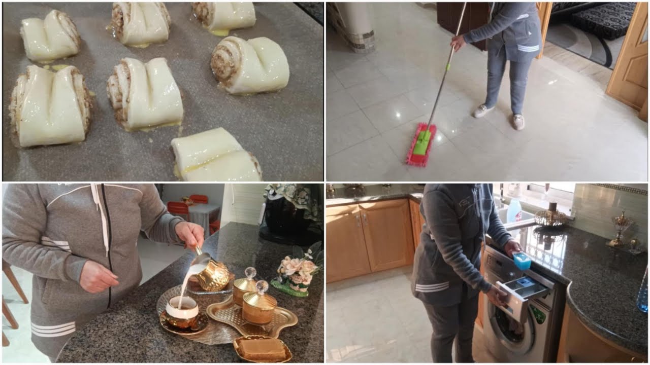 ربي يطيح بينا الناس الباهية 🫂 روتين يومي كلو نشاط وحيوية روسات كروسون 🥐  بوفريوة بنة 😋