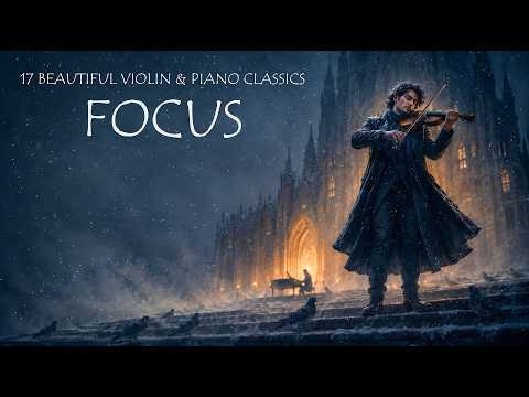 The Most Beautiful 17 Classical Adagios for Focus | Stress Relief Music for Violin & Piano
