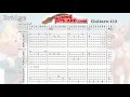 HOLLY JOLLY CHRISTMAS 3 PART GUITAR G MAJOR CHORDS+TABS