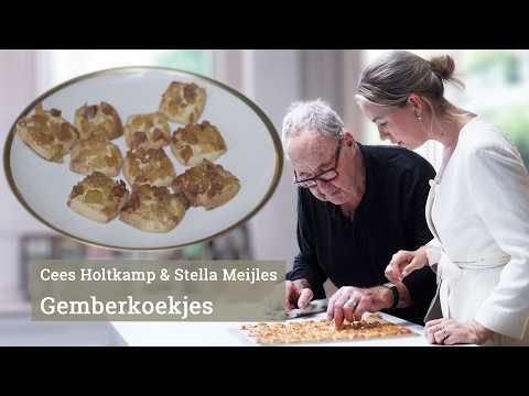 Cees and Stella make ginger cookies