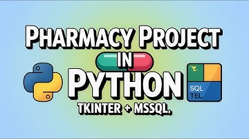 Pharmacy Management System in Python Tkinter & MSSQL | Full Project Show