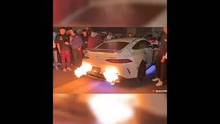 Mercedes Amg Gt63S Crackling And Fireflames