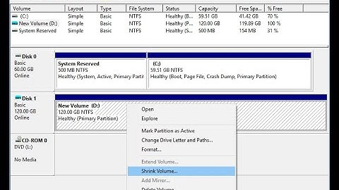 How to Shrink a Hard Drive Volume in Windows | Tutorials Ghana