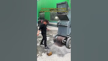 #crushing #riverpebble into #sand with #hammercrusher #sandcrusher #manufacturedsand #rock #cement