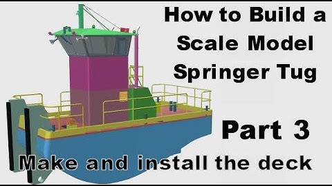 Building a Scale Springer Part 3 (Building and adding the deck)