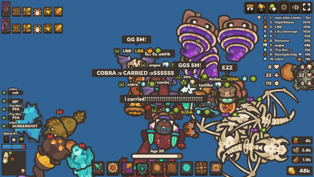 (TAMING.IO) SYD GOON KILL COMP