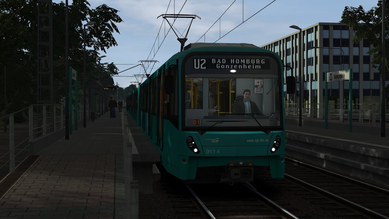U2 Südbahnhof - Gonzenheim | U-Bahn Frankfurt #4 | Train Simulator 2020