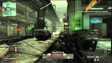 MW3 quickscope collateral headshot omg