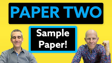 IB English: Paper 2 - Student Sample