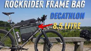 Rockrider 8.5 litre frame bag  - Decathlon bikepacking gear