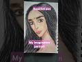 My imagination portrait !! #shorts #ytshorts #art #artist #trending #drawing  #art by yogesh 3.0