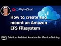 Create & Mount Amazon EFS Filesystem Guide