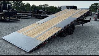 Maxxd 102x22' TOX Pintle Deckover Hydraulic Tilt Trailer 16000# GVW TOX10222-16 Maxx-d
