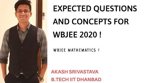 Expected questions in Mathematics for WBJEE | IMPORTANT CONCEPTS 🔥🔥