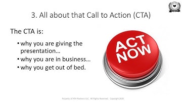 Presentation Boot Camp #1:   The 3 Point Presentation