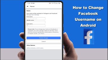 How to Change Your Name on Facebook App on Android Device