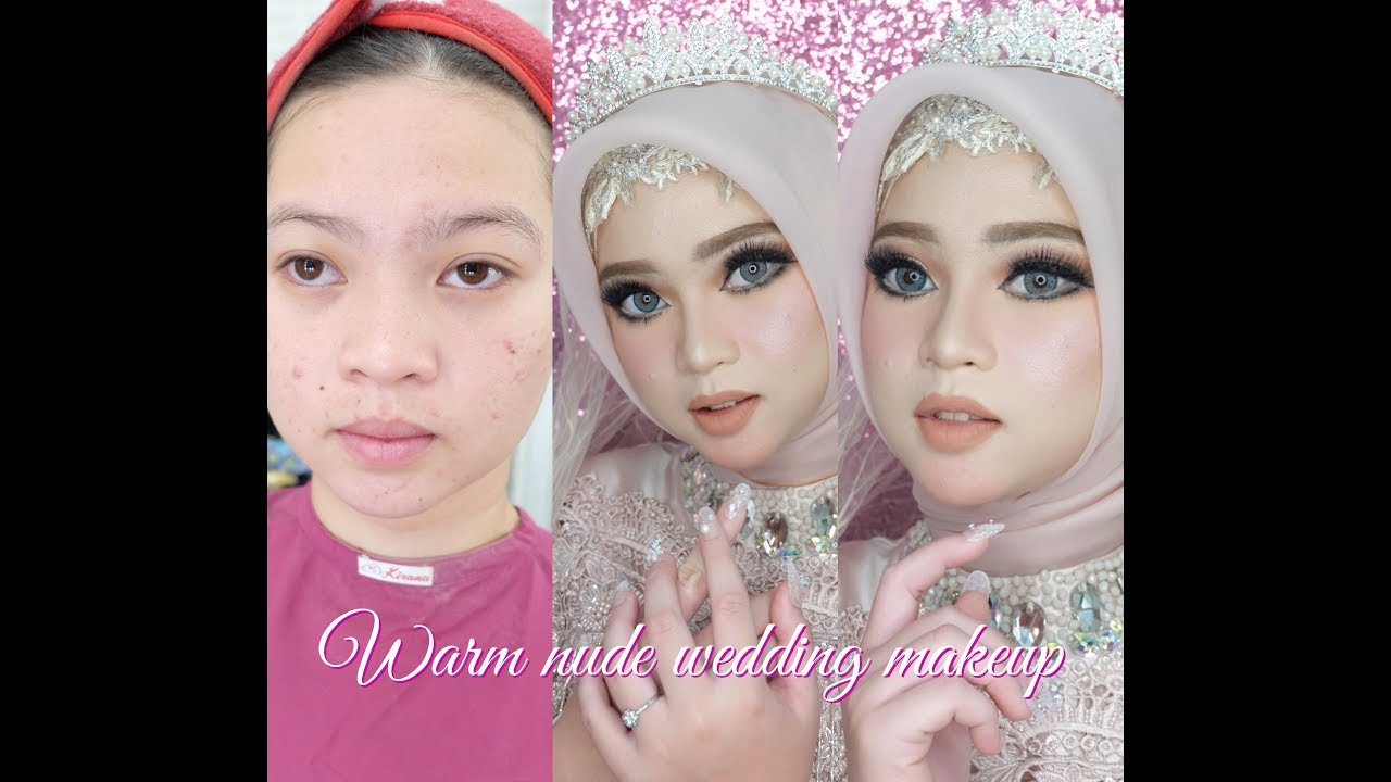 Warm Nude Wedding Makeup Tutorial AYYUNAZZUYYIN YouTube