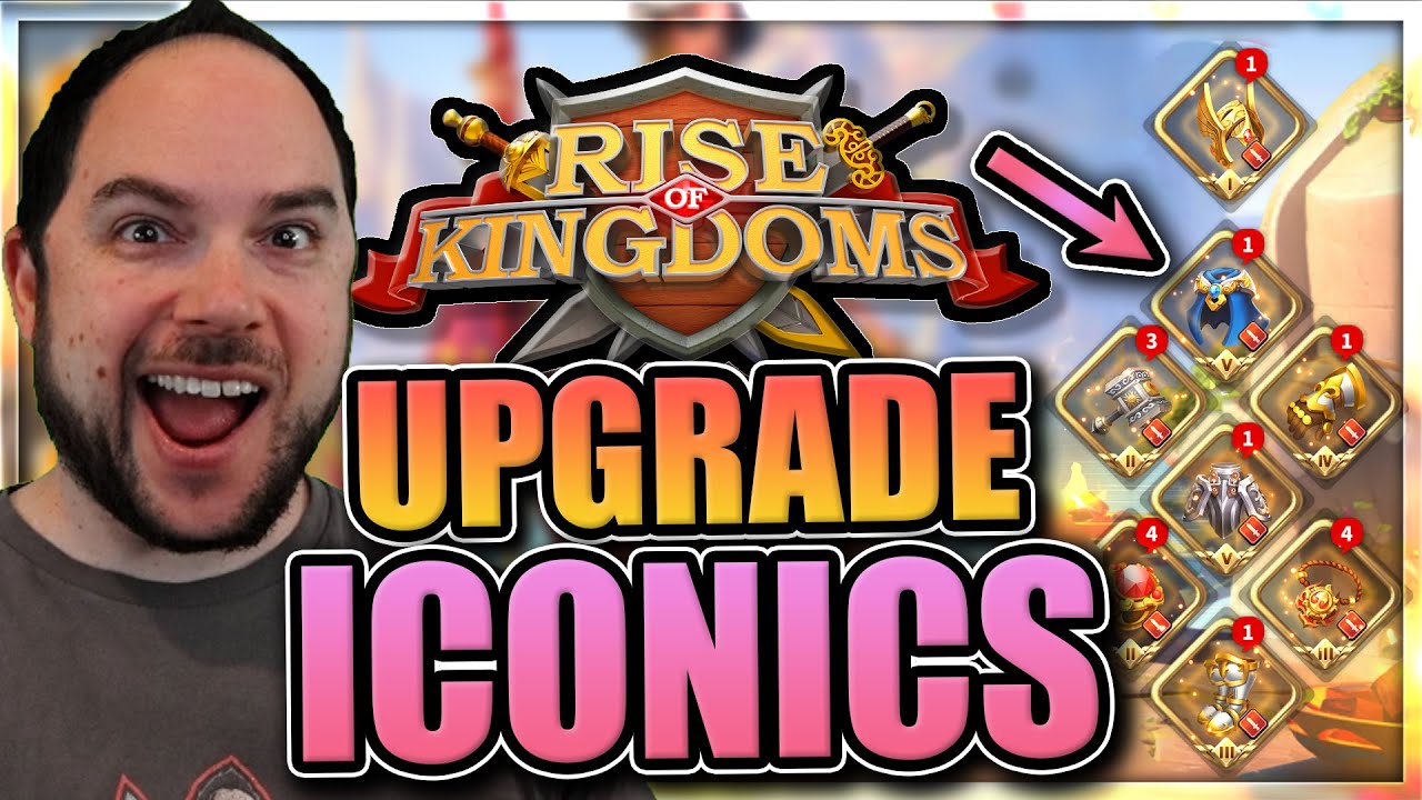 Upgrading Iconic Equipment [Max Holy Knight's Treasure] Rise of ...