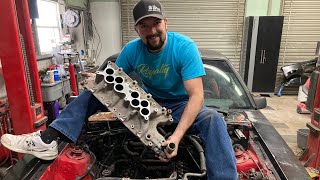 Mustang gt40 intake swap