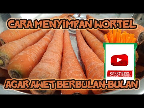 Video: Cara Menyimpan Wortel Di Apartemen